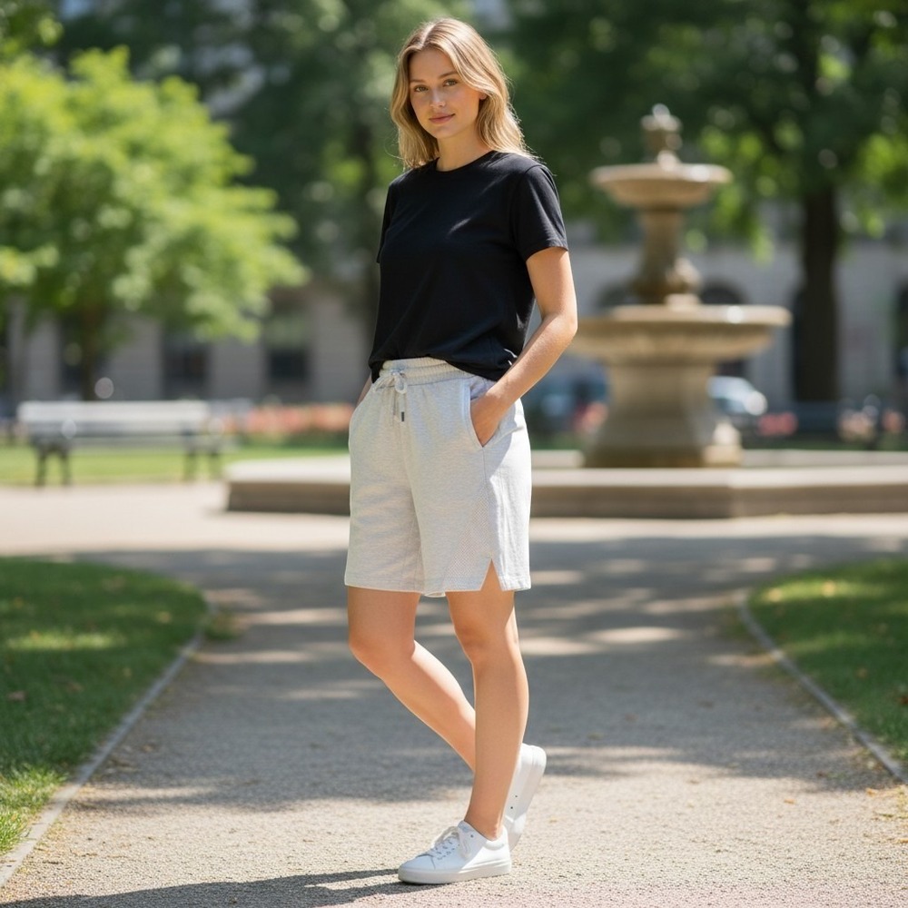Daily Practice High-Waisted Pull-On Sweat Shorts by Anthropologie XXS $88 yoga
